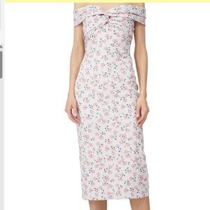 EUC Shoshanna Floral Daydream Thessa Midi Dress Cocktail Size 4
